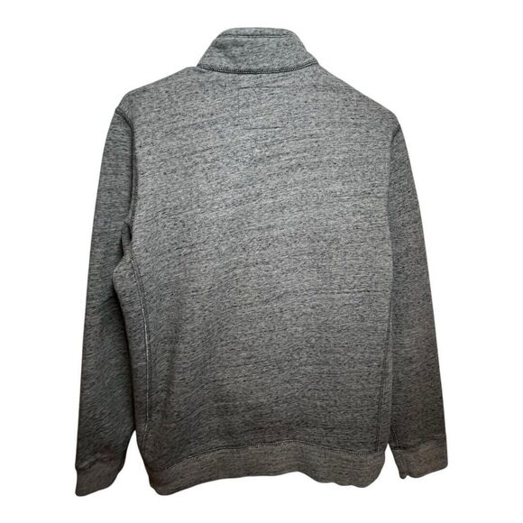 Abercrombie & Fitch Gray Soft 1/4 Fleece Sweater Adult Small Pullover Preppy - Picture 4 of 10